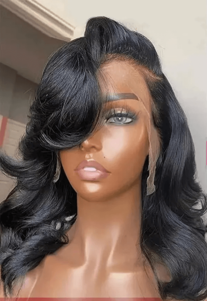 Beauty- 13*4 100% Human Brazilian Virgin Remy Human Hair Lace Front HD Transparent  180% - 200% Density