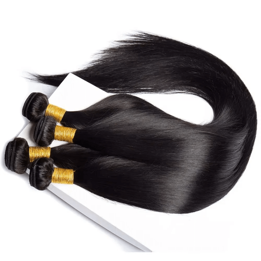 Double Weft - Brazilian Raw Remy Straight 