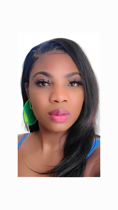 Divine - Bone Straight 180% Density  13x6 Hd Transparent Lace Frontal Wig - Brazilian Human Hair