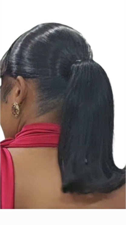 Straight 2 Bundles - Human Hair with 13x4 HD Lace Closure