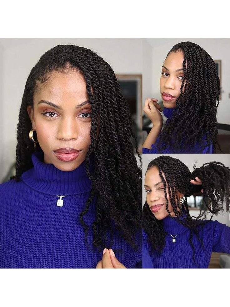 Deeva - Afro Kinky Straight Hair Bulk Human Hair- For Invisible Crochet Hairstyles And Braiding