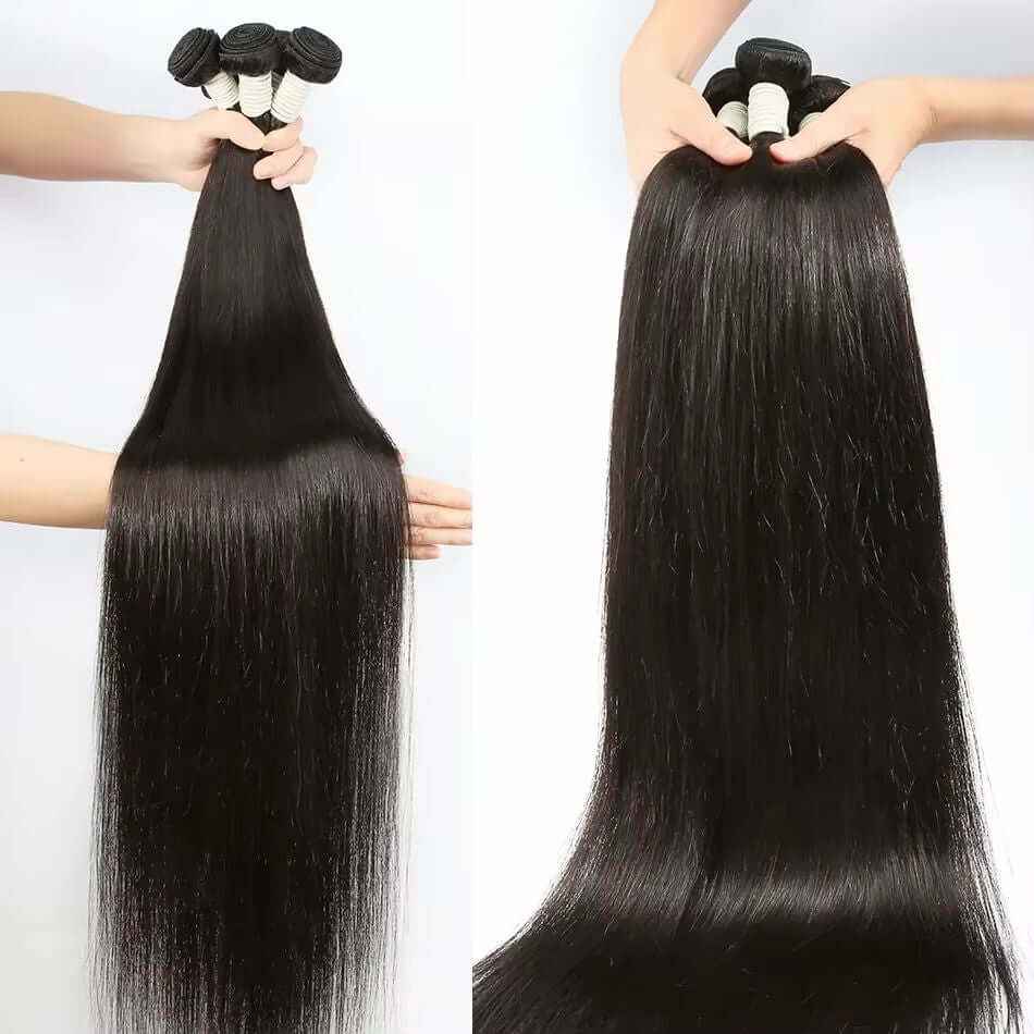 Double Weft - Brazilian Raw Remy Straight