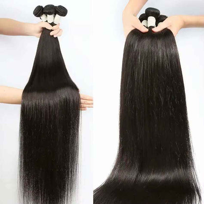 Double Weft - Brazilian Raw Remy Straight