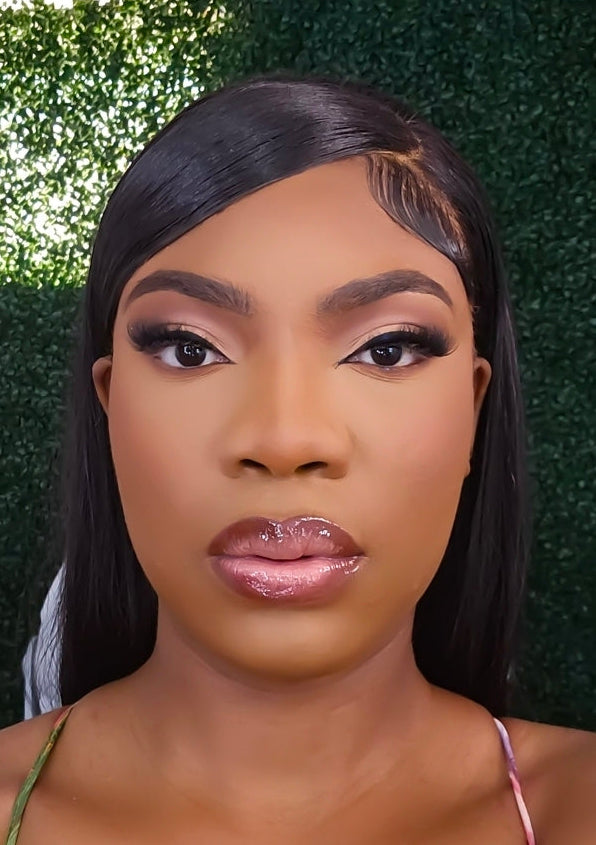 Bella - Bone Straight 180% Density  13x4 Hd Transparent Lace Frontal Wig - Brazilian Human Hair