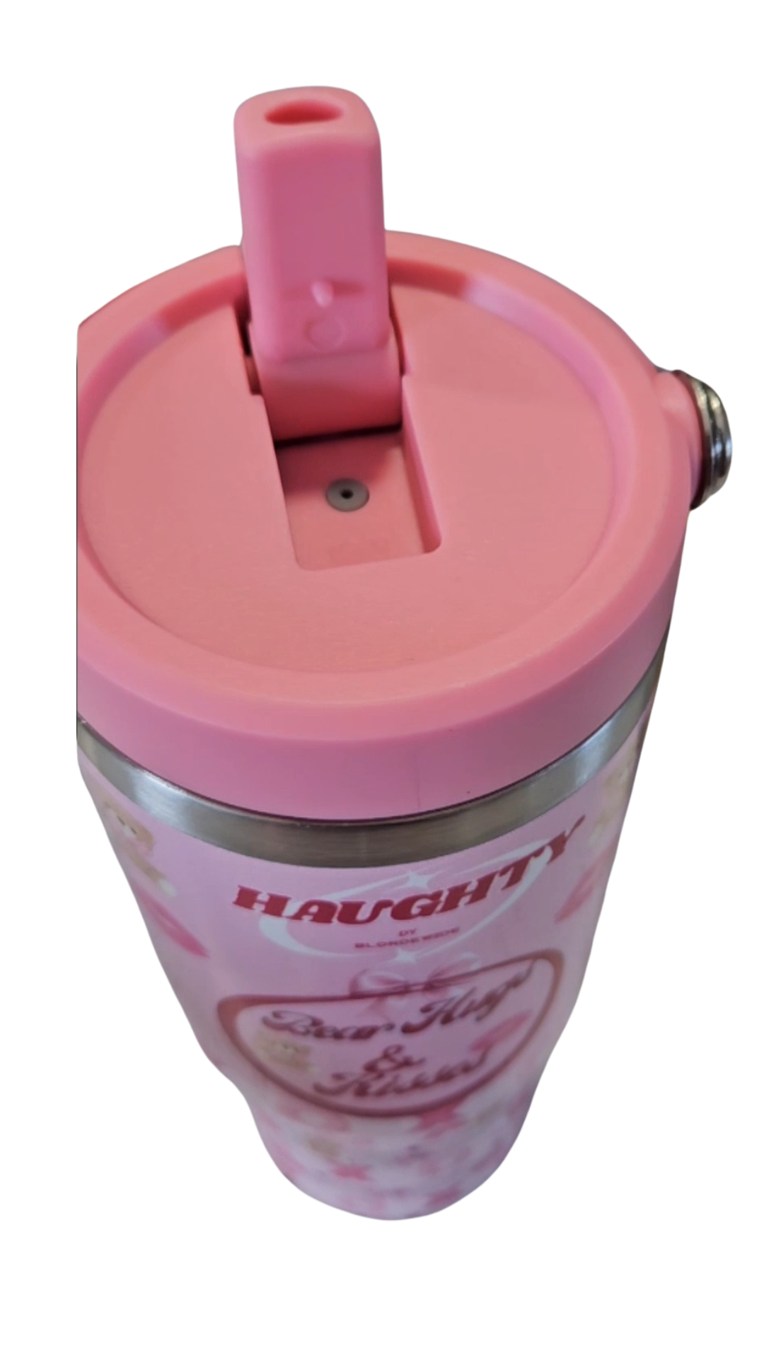 Cute Bear Hugs and Kisses - Cup/Tumbler With Lid - 30 OZ