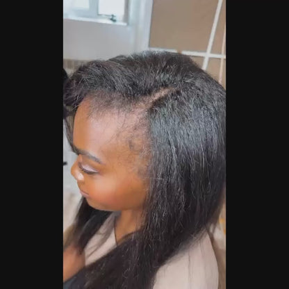 Deeva - Afro Kinky Straight Hair Bulk Human Hair- For Invisible Crochet Hairstyles And Braiding